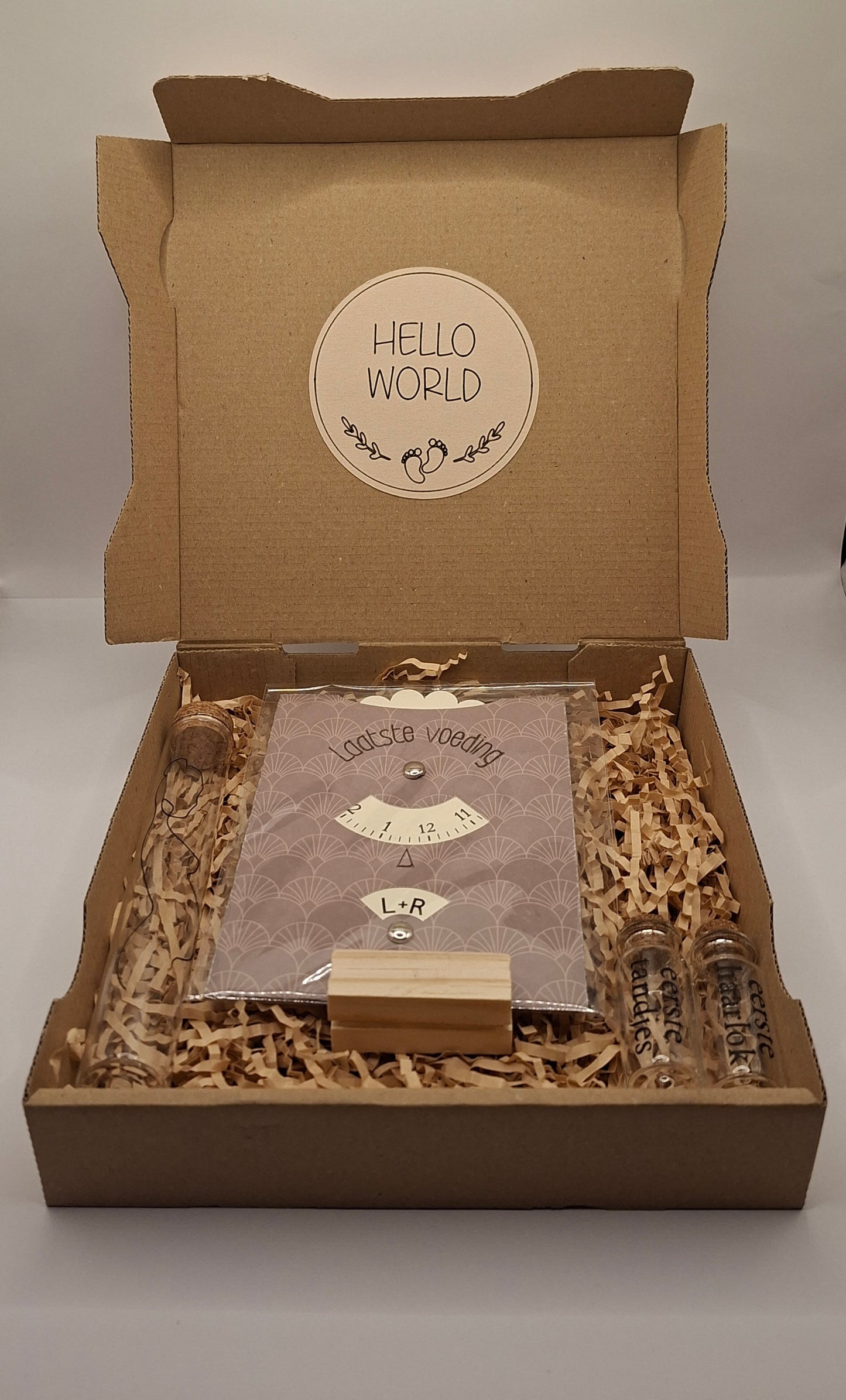 'Hello World' kraam cadeau set