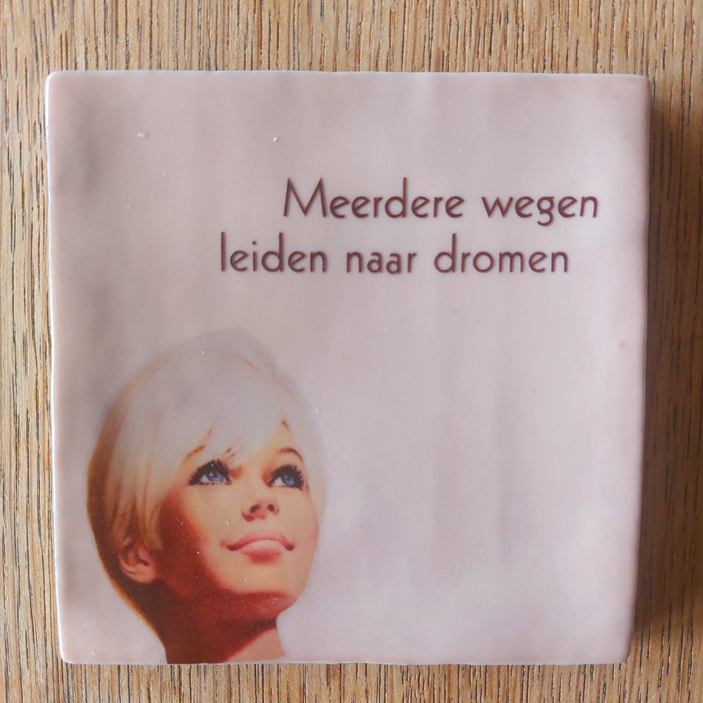 Tegeltje met Quote "Meerdere Wegen Leiden Naar Dromen" - Inspirerende Decoratie