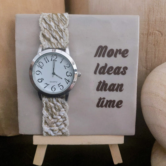 Tegeltje met Quote "More Ideas Than Time" – Inspirerend Decoratie