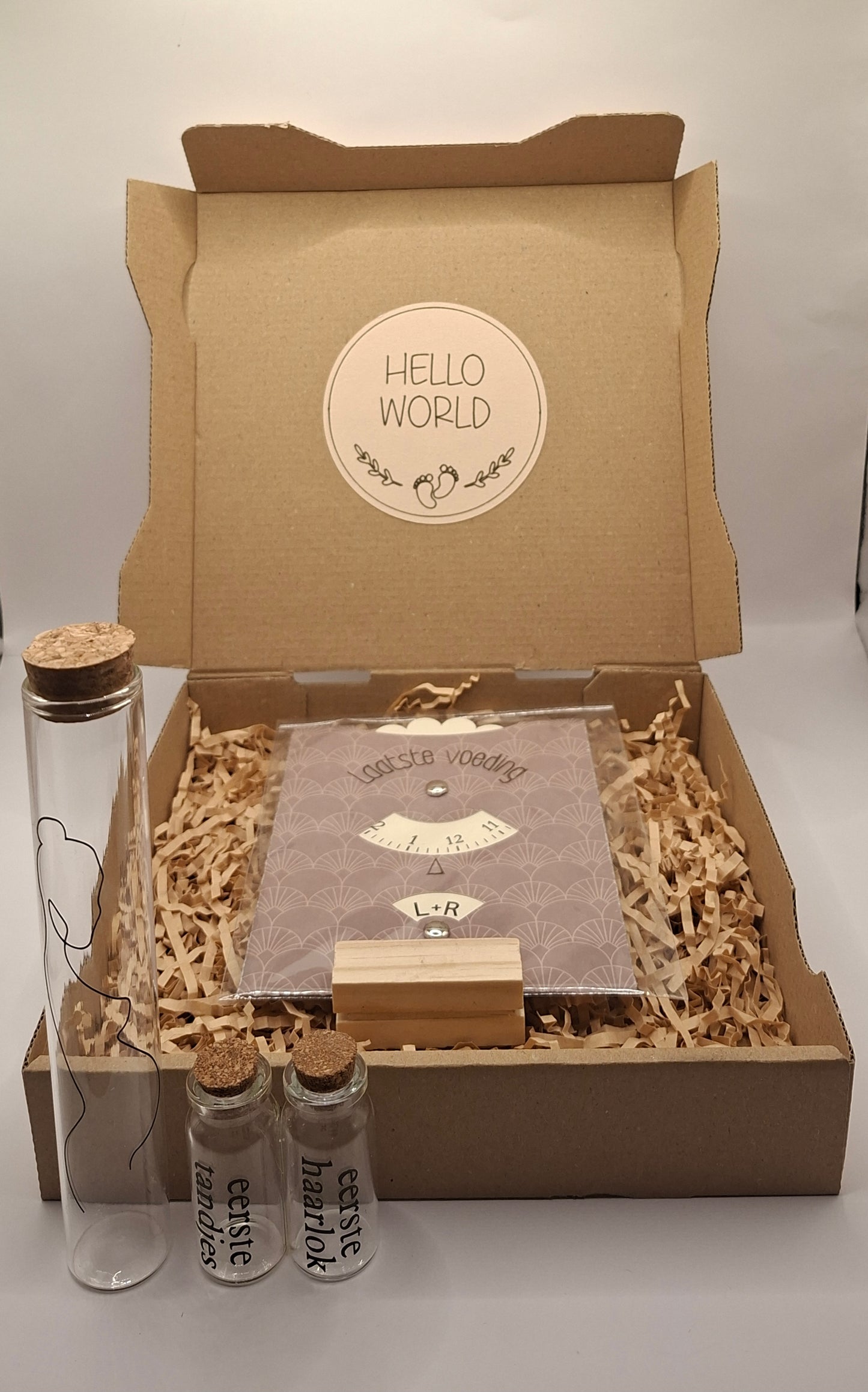 'Hello World' kraam cadeau set